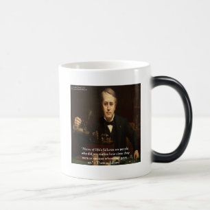 Mug Magique Thomas Edison "B4 Succès" Citation de sagesse Cade