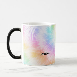 Mug Magique Tie-Dye Rose Pâle Girly Chic