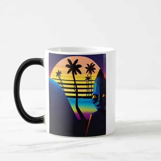 Mug Magique Tiki Night Synthwave Ken Gage (Gauche)