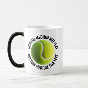 Mug Magique Tissu Moyen, Balle de Tennis 325g Personnalisé Cha