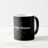 Mug Magique Toile d'araignée dorée Halloween (Devant droit)