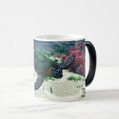 Mug Magique Tortue de mer (Devant droit)