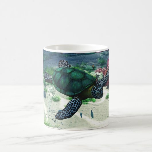 Mug Magique Tortue de mer (Centre)