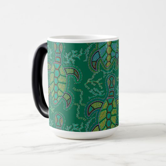 Mug Magique Tortue des Caraïbes (Devant gauche)