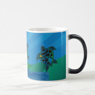 Mug Magique Tortue d'îles d'Hawaï