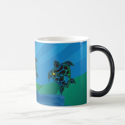 Mug Magique Tortue d'îles d'Hawaï (Droite)