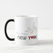 Mug Magique Toujours heureux à New York (Gauche)