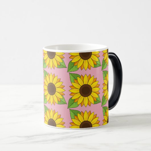 Mug Magique Tournesol (Devant droit)