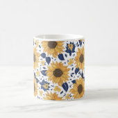 Mug Magique Tournesol Motif Jaune Et Vert (Centre)