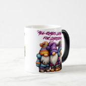 Mug Magique Toutes les routes mènent au gnome pour Noël (Devant droit)