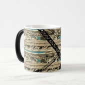 Mug Magique Traces de l'ingénieur d'exploitation du conducteur (Devant gauche)