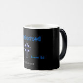 Mug Magique Transformé gotGod316.com Romans 12:2 (Devant droit)