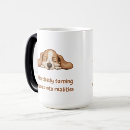 Mug Magique Transformer sans effort les rêves en réalités (Devant gauche)