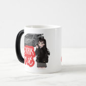 MUG MAGIQUE TRAVAILLEZ POUR ELLE (Devant gauche)