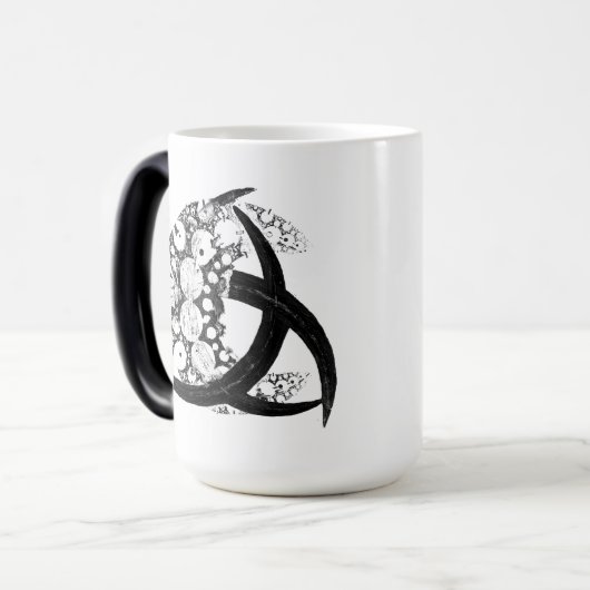 MUG MAGIQUE * TRIQUETRA & CRESCECENT MOON * (Devant gauche)