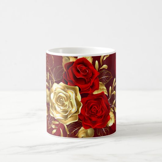 Mug Magique Trois Roses de bijoux (Centre)