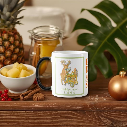 Mug Magique Tropical Eat, Drink and Sleigh Christmas