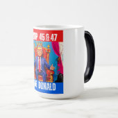 MUG MAGIQUE TRUMP 45 & 47 - KING DONALD (Devant droit)