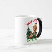 Mug Magique Trump refait à Noël sa grandeur Noël (Devant droit)