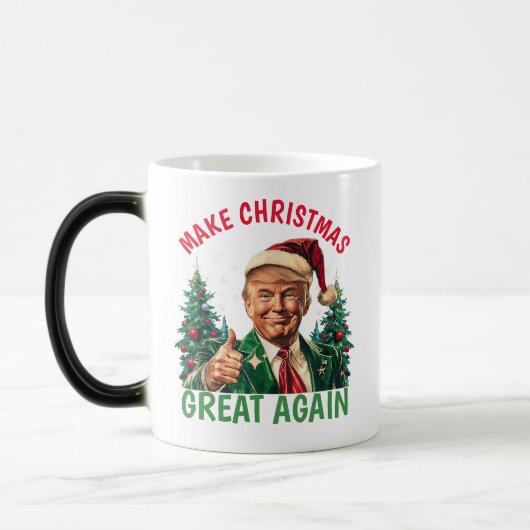 Mug Magique Trump refait à Noël sa grandeur Noël (Gauche)