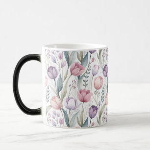 Mug Magique Tulipe scandinave modèle floral