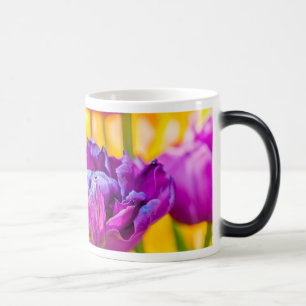 Mug Magique Tulipes Enchantant rose foncé