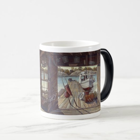 Mug Magique "Turne Shed at Dawn" de Charlie Rapsky (Devant droit)
