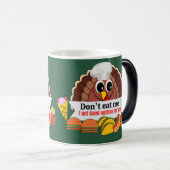 Mug Magique Turquie idées de manger d'autres aliments, mais pa (Devant droit)