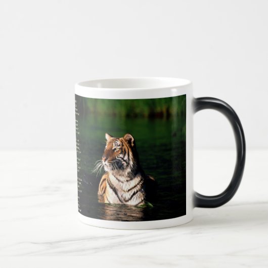 Mug Magique Tyger, Tyger (Droite)