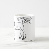 Mug Magique U est pour la licorne (Centre)