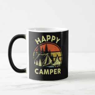 Mug Magique Un campeur heureux tout-petit garçon drôle camping