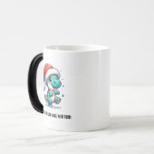 Mug Magique Un Dinosaure Peut Aussi S'Amuser ! (Devant gauche)
