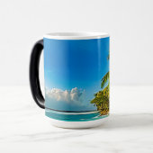 Mug Magique Un paradis tropical. (Devant gauche)