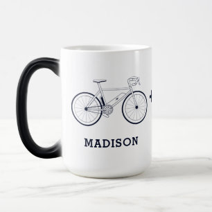 Mug Magique Un Vélo Électrique Personnalisé Me Rend Heureux Cy