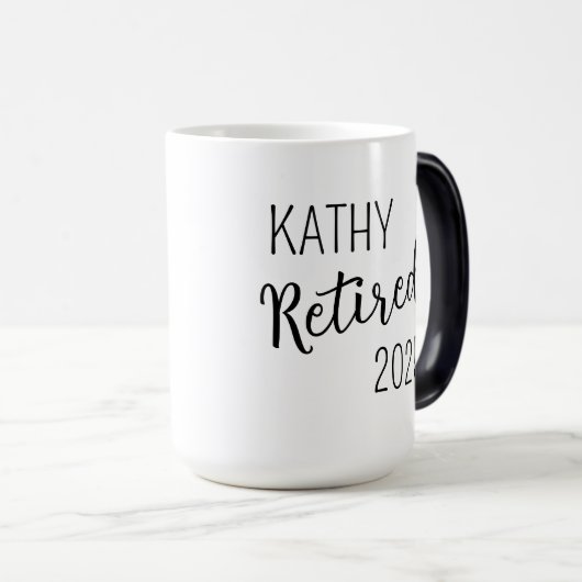 Mug Magique Une Femme Sage A Un Jour Dit Mug, Personnalisé Ret (Devant droit)