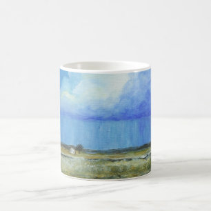 Mug Magique Une peinture de paysage parfaite d'art abstrait de