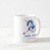 Mug Magique Unicorn Arc en ciel 5e fête d'anniversaire (Devant droit)