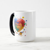 Mug Magique Unique Beautiful - jolie collection de Sensibilisa (Devant gauche)