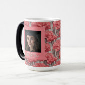 Mug Magique Unique Carnation Pattern Certified Nurse (Devant gauche)