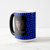 Mug Magique Unique Square Pattern Gift For Him Graduation (Devant gauche)