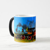Mug Magique UP119 Chemin de fer Locomotive (Devant gauche)