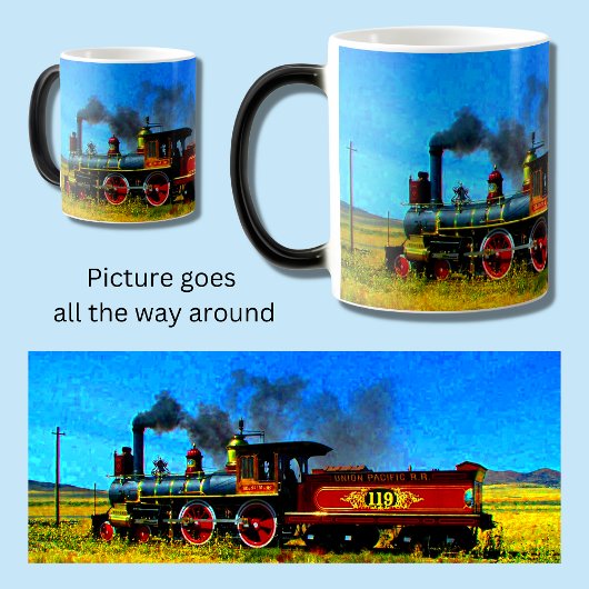 Mug Magique UP119 Chemin de fer Locomotive