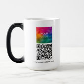 Mug Magique Upload Business Logo Custom QR Code Template (Gauche)