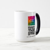 Mug Magique Upload Business Logo Custom QR Code Template (Devant droit)