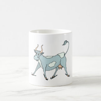 Mug Magique Vache sur des patins de glace