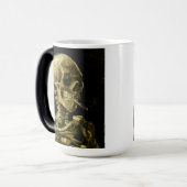 Mug Magique Van Gogh Fumer du squelette (Devant gauche)