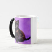 Mug Magique Van Gogh Style Chat pourpre (Devant gauche)