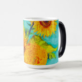 Mug Magique Van Gogh Sunflowers (Devant droit)