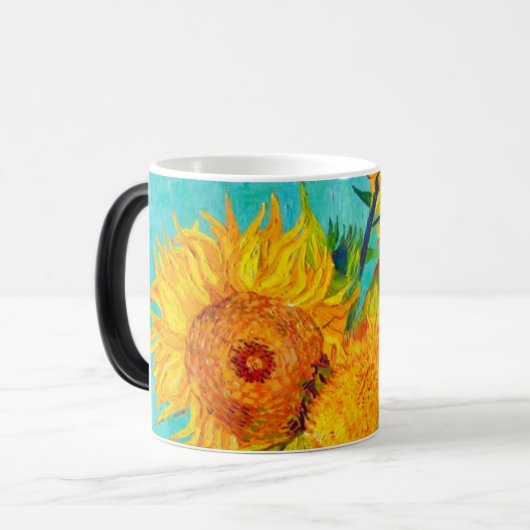 Mug Magique Van Gogh Sunflowers (Devant gauche)
