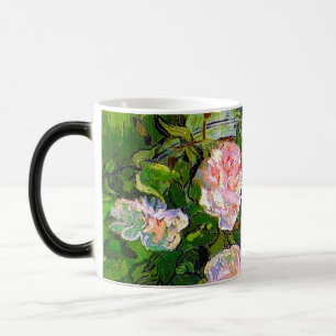Mug Magique Van Gogh Vie morte avec des roses roses roses